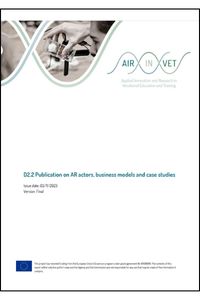 AIRinVET: Publication on AR actors, business models and case studies
