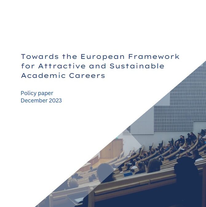 Towards the European Framework for Attractive and Sustainable Academic Careers