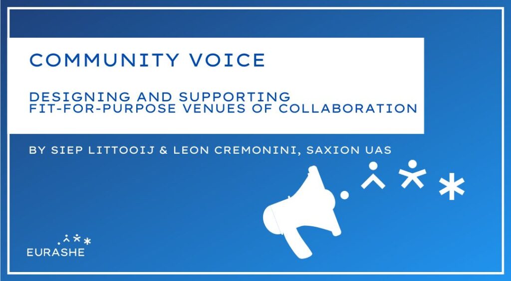 Designing and supporting Fit-for-Purpose Venues of Collaboration